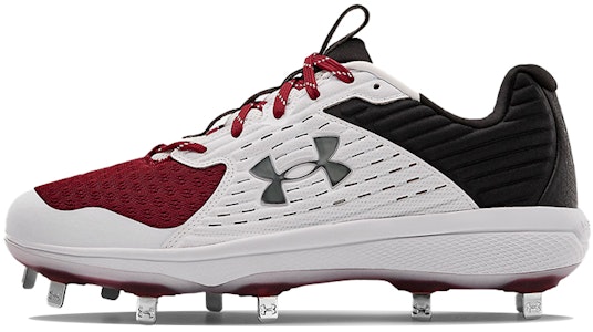 Under Armour 勇士山莊 MT 棒球鞋 白黑紅 Buy Under Armour 勇士山莊 MT 棒球鞋 白黑紅