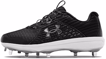 Under Armour Yard Mt Baseball Cleats 'Black White' 3022999-005 Under Armour Yard Mt Baseball Cleats 'Black White' 3022999-005