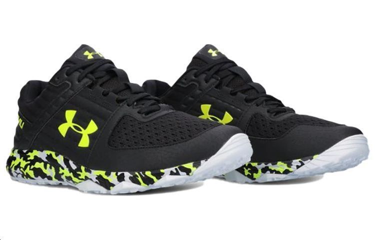 UA Yard Running Shoes Black/Green 圖 4