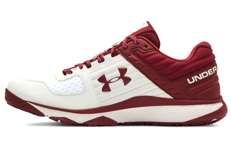 Under Armour Yard Trainer Running Shoes White/Red 3021935-102