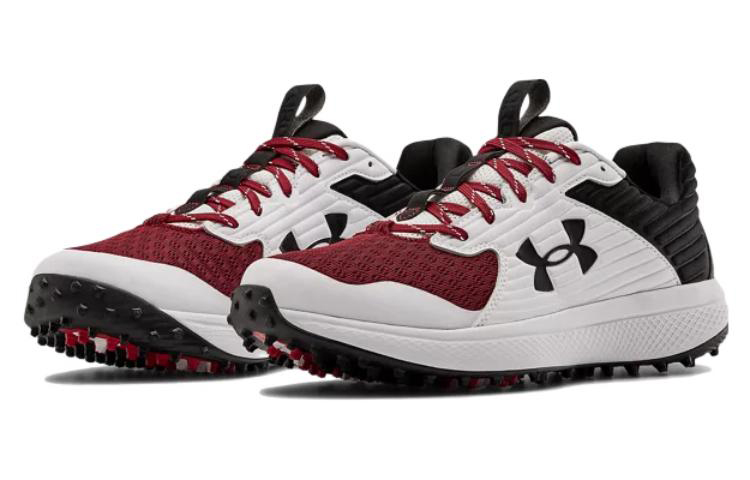Lookbook Under Armour Yard Turf 'Hitam Putih Merah' 3023000-602