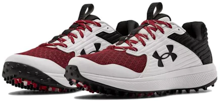 Lookbook Under Armour Yard Turf 棒球鞋 黑白紅