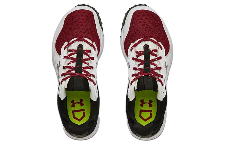 Shop Under Armour Yard Turf 'Hitam Putih Merah' 3023000-602