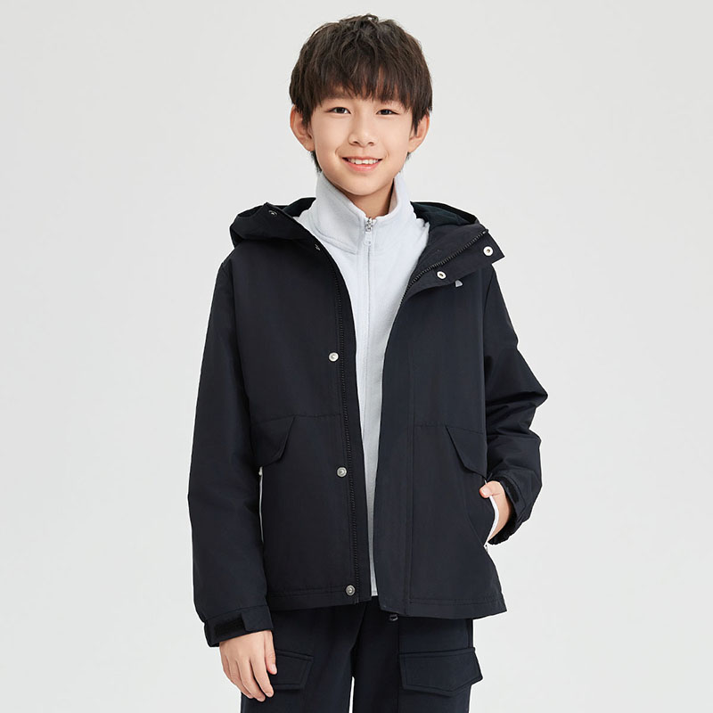 Cheap Under Armour Jaket Tracksuit Leher Tinggi Ringan Hooded Anak-Anak Casual Wear 243122375