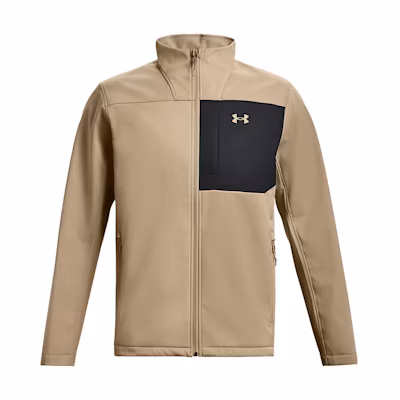 Under Armour Zip-Up High Collar Jacket Khaki 1371586-299