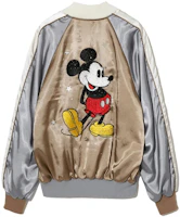 UNDERCOVER Disney SS23 Mickey Print Baseball Jacket Unisex Khaki ZSWZNDHH-NB02 UNDERCOVER Disney SS23 Mickey Print Baseball Jacket Unisex Khaki ZSWZNDHH-NB02