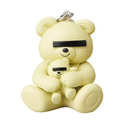Undercover x Medicom Toy Bear Keychain Pale Yellow