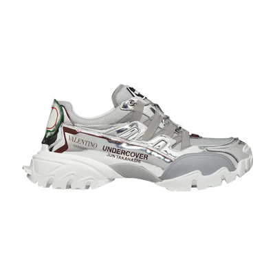 Undercover Valentino Climbers Trainer 'Silver'