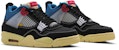 Union LA x Air Jordan 4 Retro 'Off Noir' Lelaki Wanita Kanak-Kanak Kasut DC9533-001