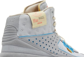 Union LA x Air Jordan 2 Retro SP ''Grey Fog'' Kelabu Kabus. DN3802-001 2
