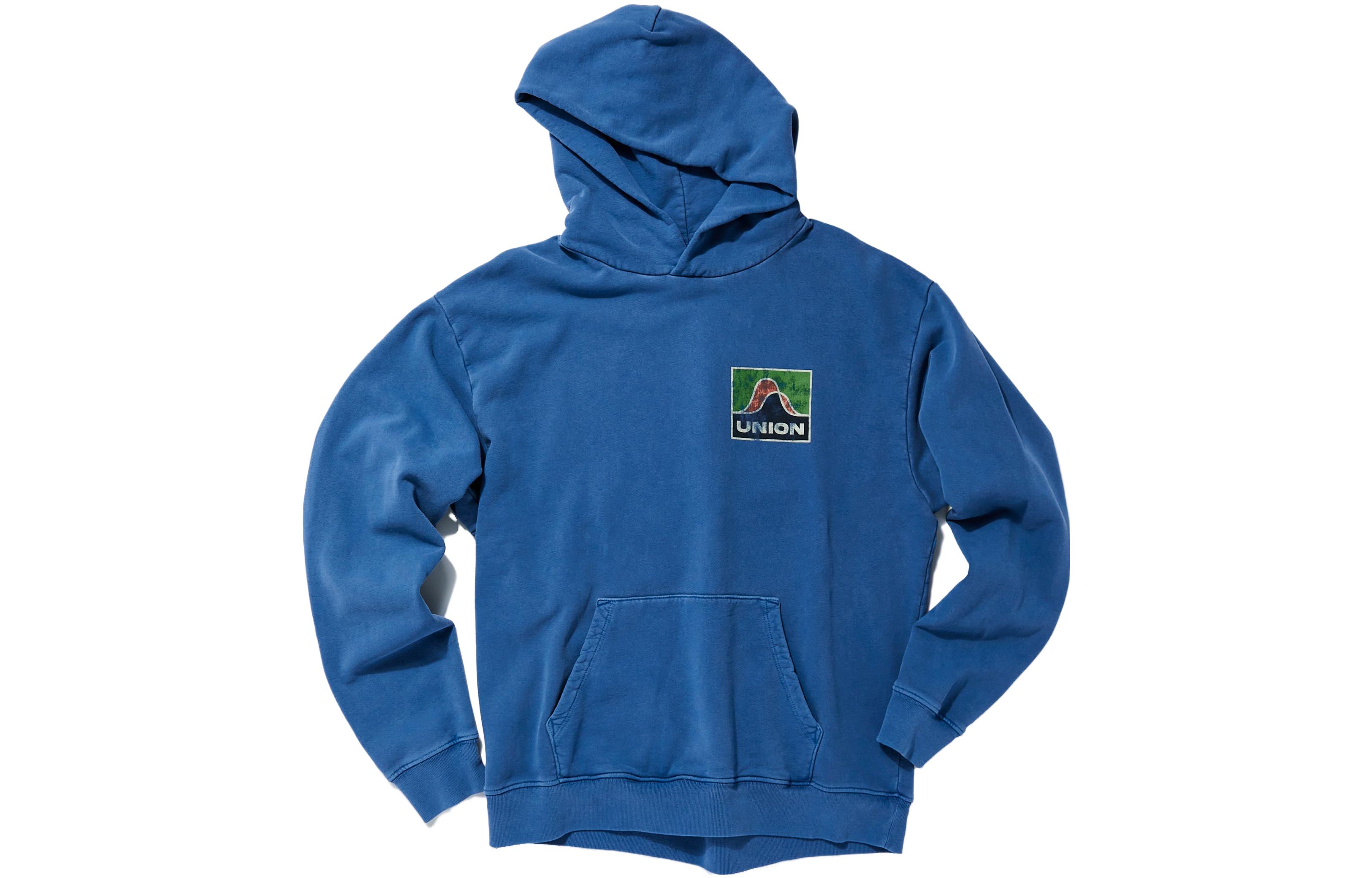 Union Logo Oversized Hoodie Royal Blue KHL161-00002-460