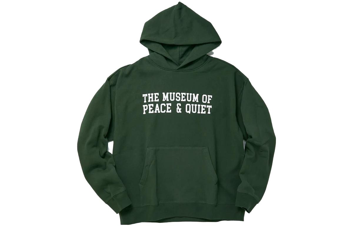 Union Logo Pullover Hoodie Green Long Sleeve MOPQ-FW23-15