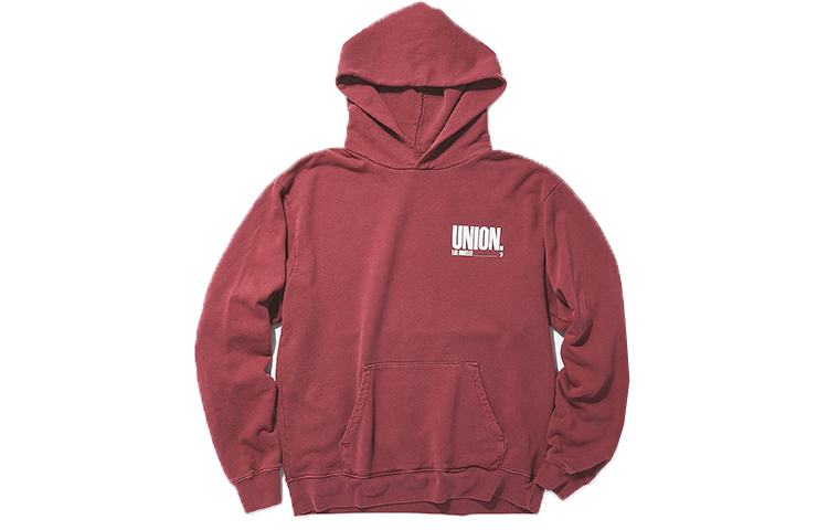 Union Printed Oversized Hoodie Brown KHL162-00002-601