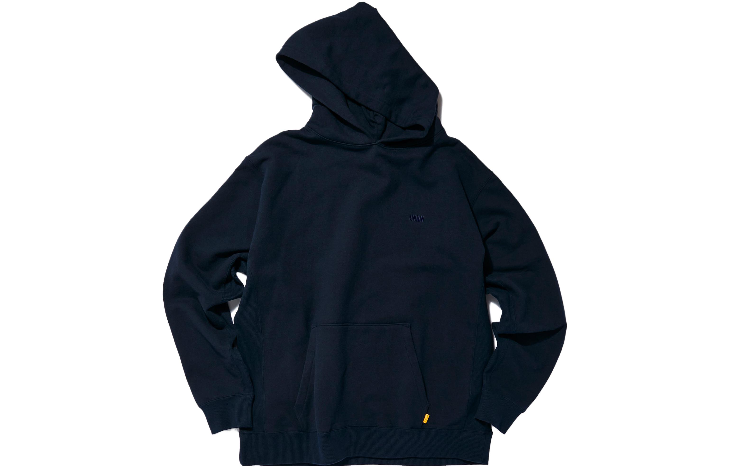 Union Solid Color Oversized Hoodie Blue KHL-146-NVY
