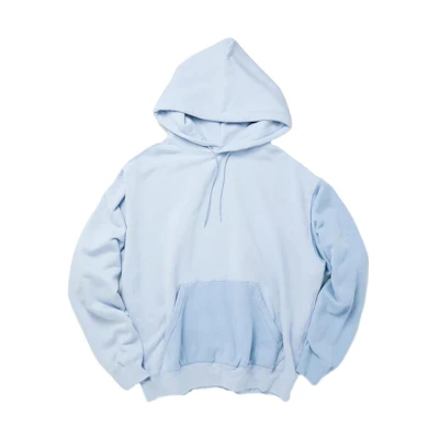 Union Solid Color Pullover Hoodie Blue US2366
