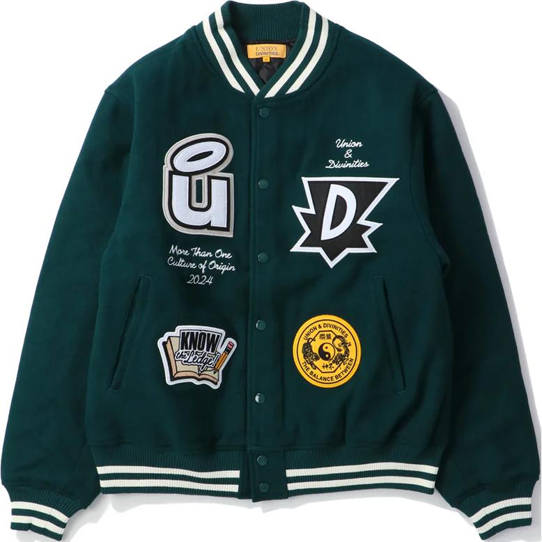 Union x DIVINITIES FW24 Patch Logo Snap-Button Long Sleeve Jacket Unisex UNXDVNTS-FW24-001