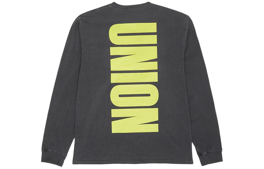 Union x INNERSECT SS24 RE Shanghai Exclusive Graphic Crewneck Long Sleeve - Dark Grey Union-LS-BK