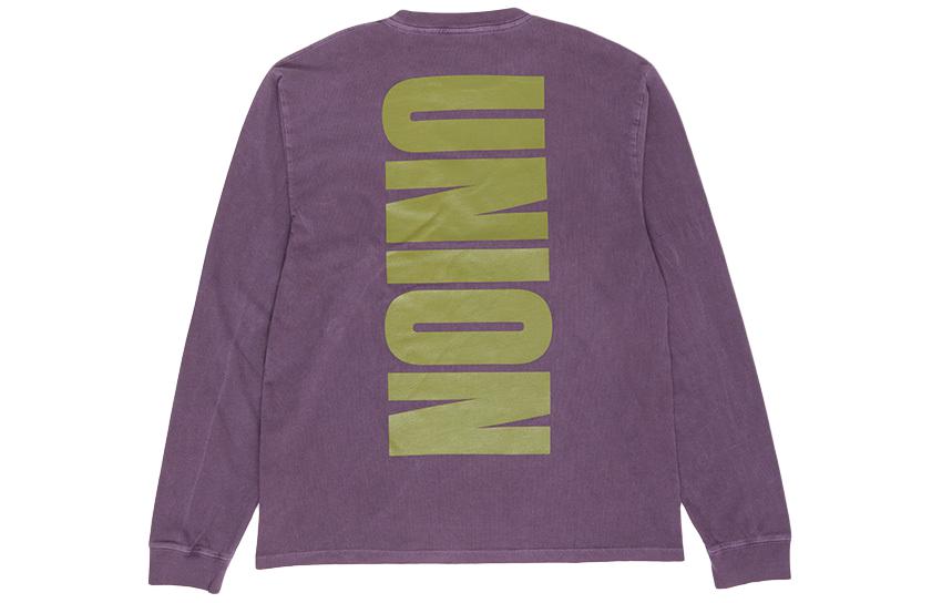 Union x INNERSECT SS24 Shanghai Exclusive Purple Logo Long Sleeve Crewneck Unisex Union-LS-PU