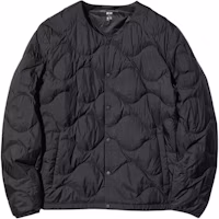 UNIQLO Black Windproof Down Jacket - Warm Basic Long Sleeve Coat 472798-09 UNIQLO Black Windproof Down Jacket - Warm Basic Long Sleeve Coat 472798-09