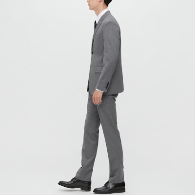 UNIQLO 輕薄西裝外套 淺灰色 449624-05 Lookbook UNIQLO 輕薄西裝外套 淺灰色 449624-05