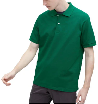 优衣库纯色直筒短袖Polo衫绿色 455388-55 Buy 优衣库纯色直筒短袖Polo衫绿色 455388-55