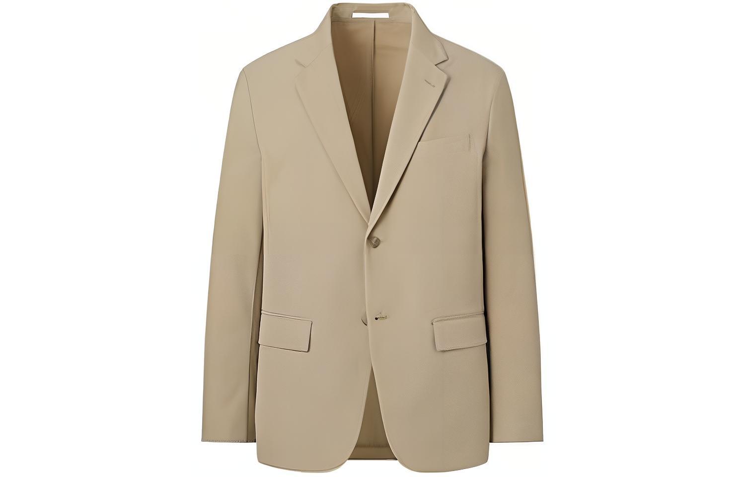 UNIQLO Airy Business Casual Blazer White Solid Color 453852-32