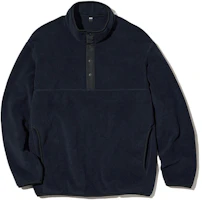 UNIQLO Basic Pullover Sweatshirt Navy Unisex Classic 453738-69 UNIQLO Basic Pullover Sweatshirt Navy Unisex Classic 453738-69