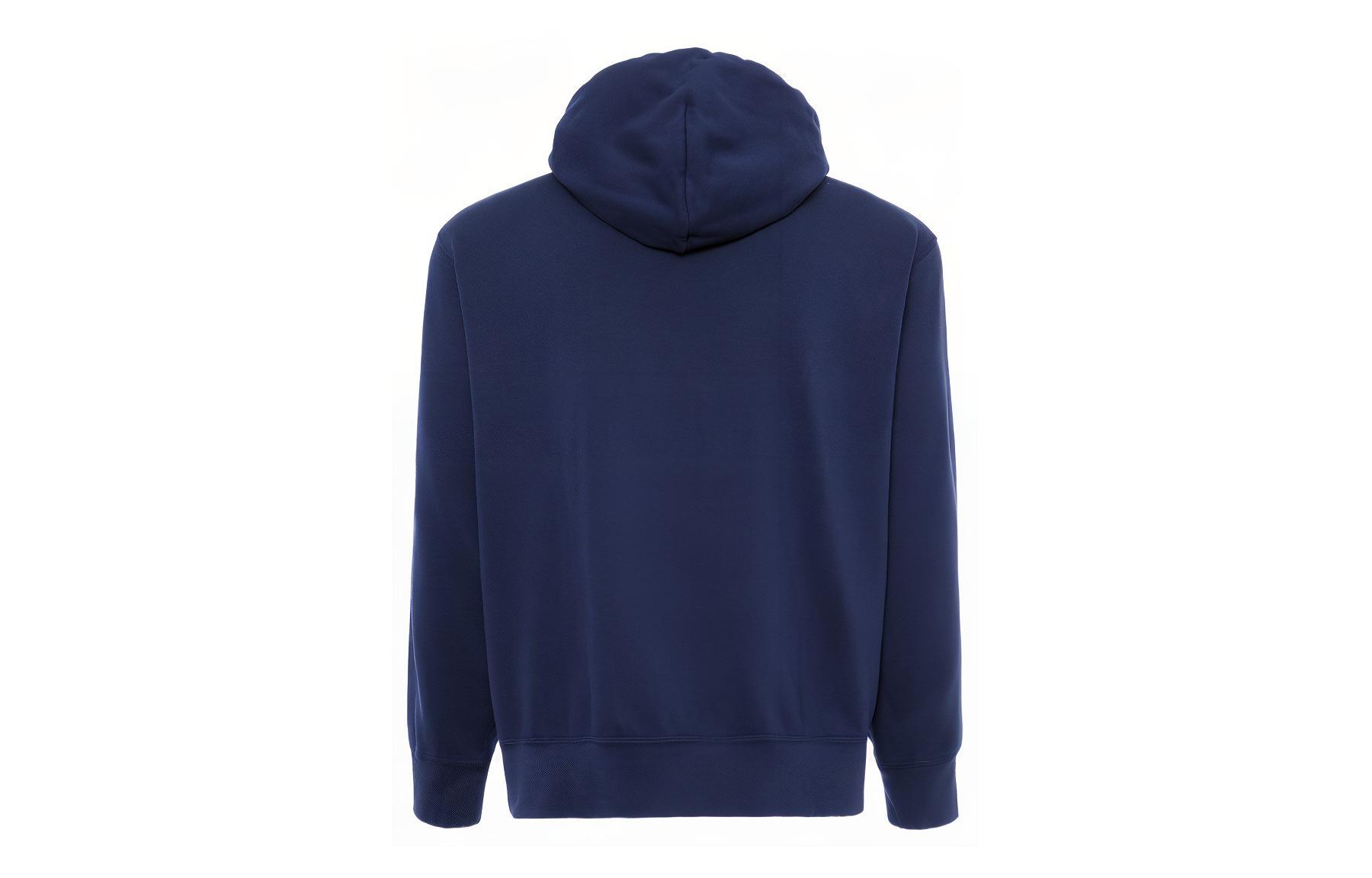 UNIQLO Basic Zip-Up Hoodie Unisex in Solid Sea Blue 460324-67