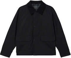 UNIQLO Black Solid Loose Fit Long-Sleeve Button-Up Jacket 470117-09 UNIQLO Black Solid Loose Fit Long-Sleeve Button-Up Jacket 470117-09