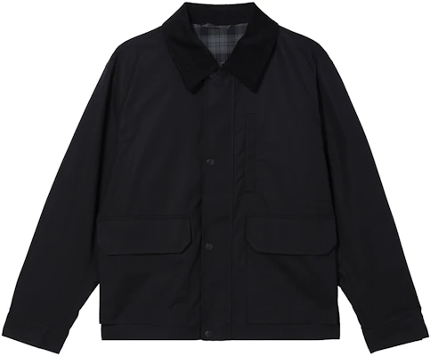 UNIQLO 黑色寬鬆版型長袖扣式夾克 470117-09 Buy UNIQLO 黑色寬鬆版型長袖扣式夾克 470117-09