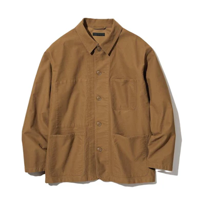 UNIQLO Brown Casual Solid Color Collared Jacket 459588-35