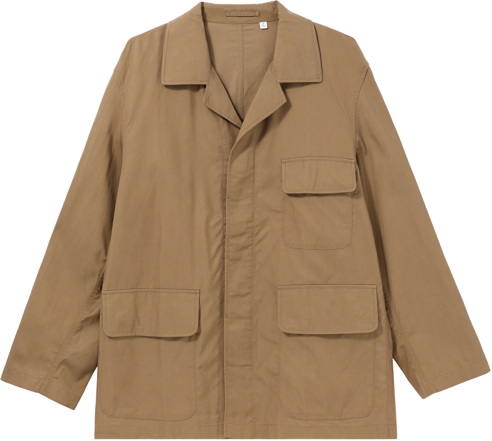 uniqlo-brown-solid-color-long-sleeve-loose-fit-jacket-426039-34