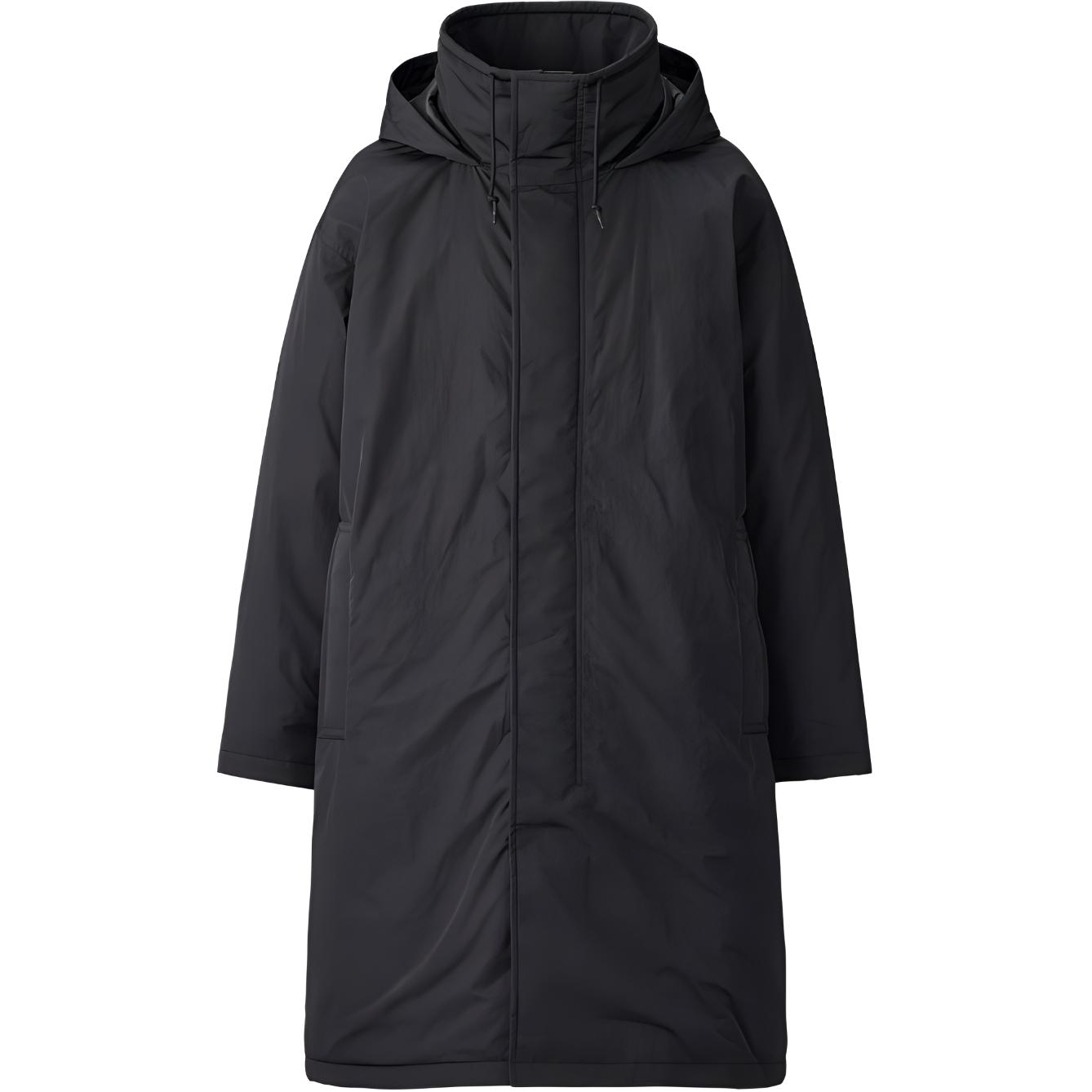 UNIQLO C Series Quilted Hooded Lightweight Long Coat Unisex Casual Jacket. 472776-09