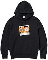 UNIQLO Cartoon Print Black Pullover Hoodie Unisex 446634-09 UNIQLO Cartoon Print Black Pullover Hoodie Unisex 446634-09