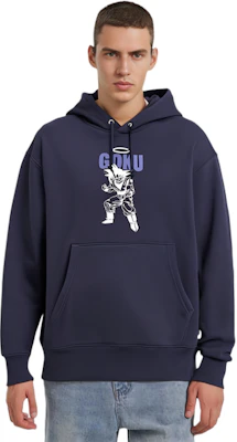 UNIQLO 藍色卡通休閒舒適男女款圓領長袖上衣 425632-69 Shop UNIQLO 藍色卡通休閒舒適男女款圓領長袖上衣 425632-69