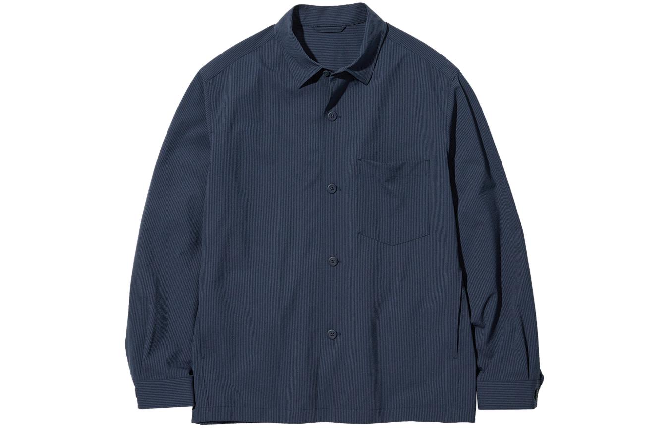UNIQLO Casual Loose-Fit Jacket Deep Blue - 459530-68
