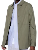 UNIQLO Casual Solid Shirt Jacket Olive Green Unisex UQ468732-56 UNIQLO Casual Solid Shirt Jacket Olive Green Unisex UQ468732-56