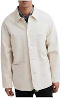 UNIQLO Casual White Denim Jacket Cloud White Loose Fit Outerwear 462430-01 UNIQLO Casual White Denim Jacket Cloud White Loose Fit Outerwear 462430-01