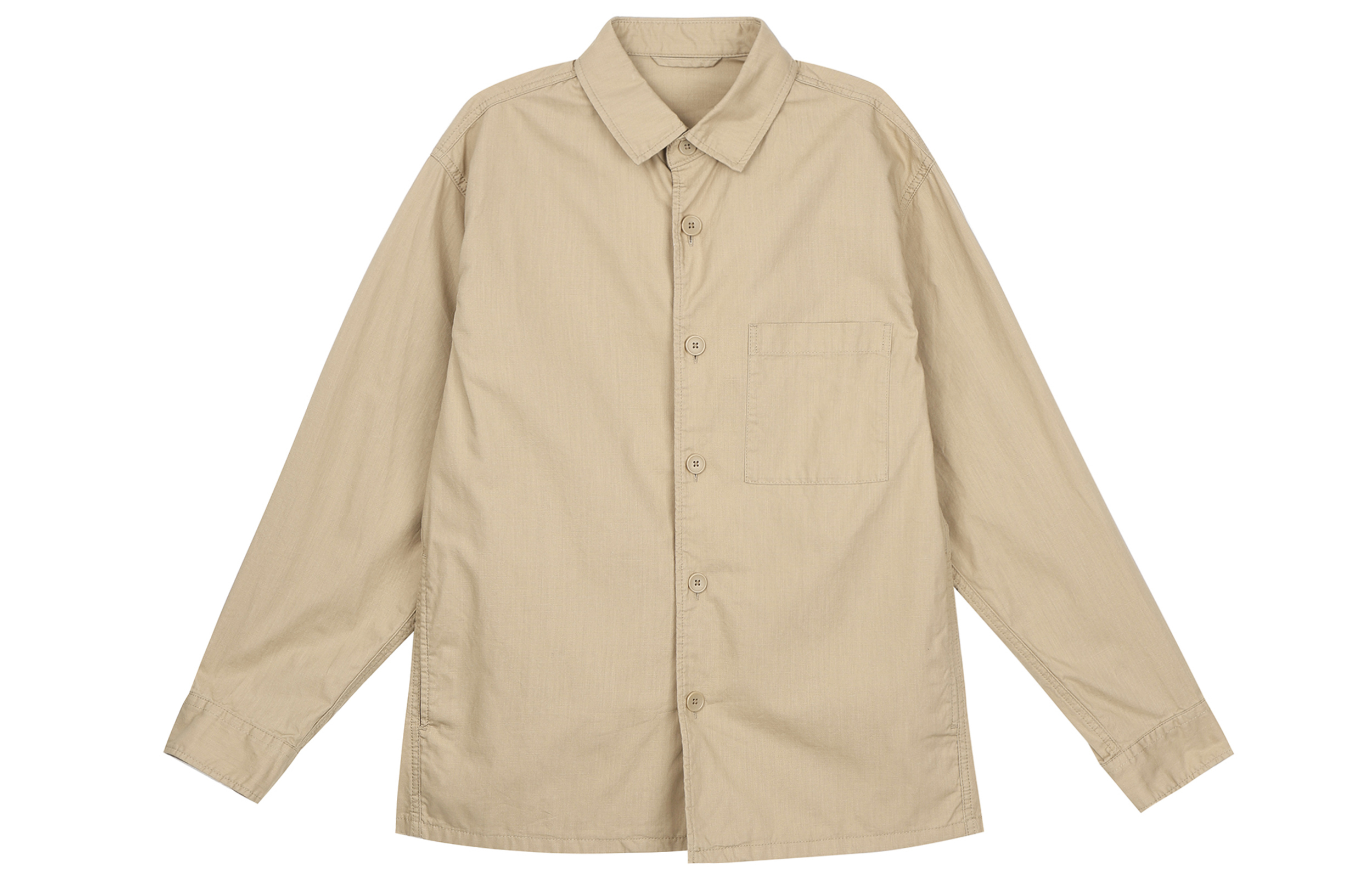 UNIQLO Classic Beige Casual Loose Fit Long Sleeve Jacket Unisex 468732-31