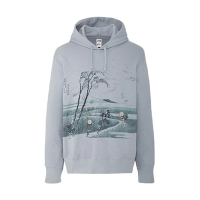 UNIQLO Comfortable Sweatshirt Blue-Gray Color 426323-61