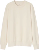 UNIQLO Crewneck Loose Fit Pullover Sweatshirt Unisex Light Beige 444966-30 UNIQLO Crewneck Loose Fit Pullover Sweatshirt Unisex Light Beige 444966-30