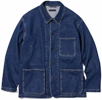 UNIQLO Denim Jacket Sea Blue Unisex Casual Loose Fit 462430-67 UNIQLO Denim Jacket Sea Blue Unisex Casual Loose Fit 462430-67