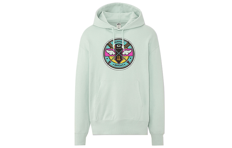 UNIQLO Disney Long-Sleeve Sweatshirt Unisex Light Green 427495-50