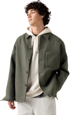 UNIQLO Jaket Kemeja Wol Dua Sisi Hijau Zaitun Unisex 470045-57 Buy UNIQLO Jaket Kemeja Wol Dua Sisi Hijau Zaitun Unisex 470045-57
