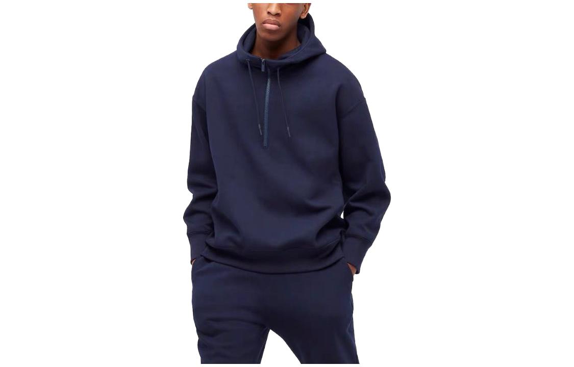UNIQLO FW20 Jil Sander Collab Navy Drawstring Hoodie 437821-69