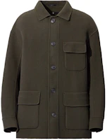 UNIQLO FW20 Wool Work Jacket Dark Gray 436105-08 UNIQLO FW20 Wool Work Jacket Dark Gray 436105-08
