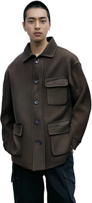 UNIQLO FW20 羊毛工作外套 深灰色 436105-08 Lookbook UNIQLO FW20 羊毛工作外套 深灰色 436105-08