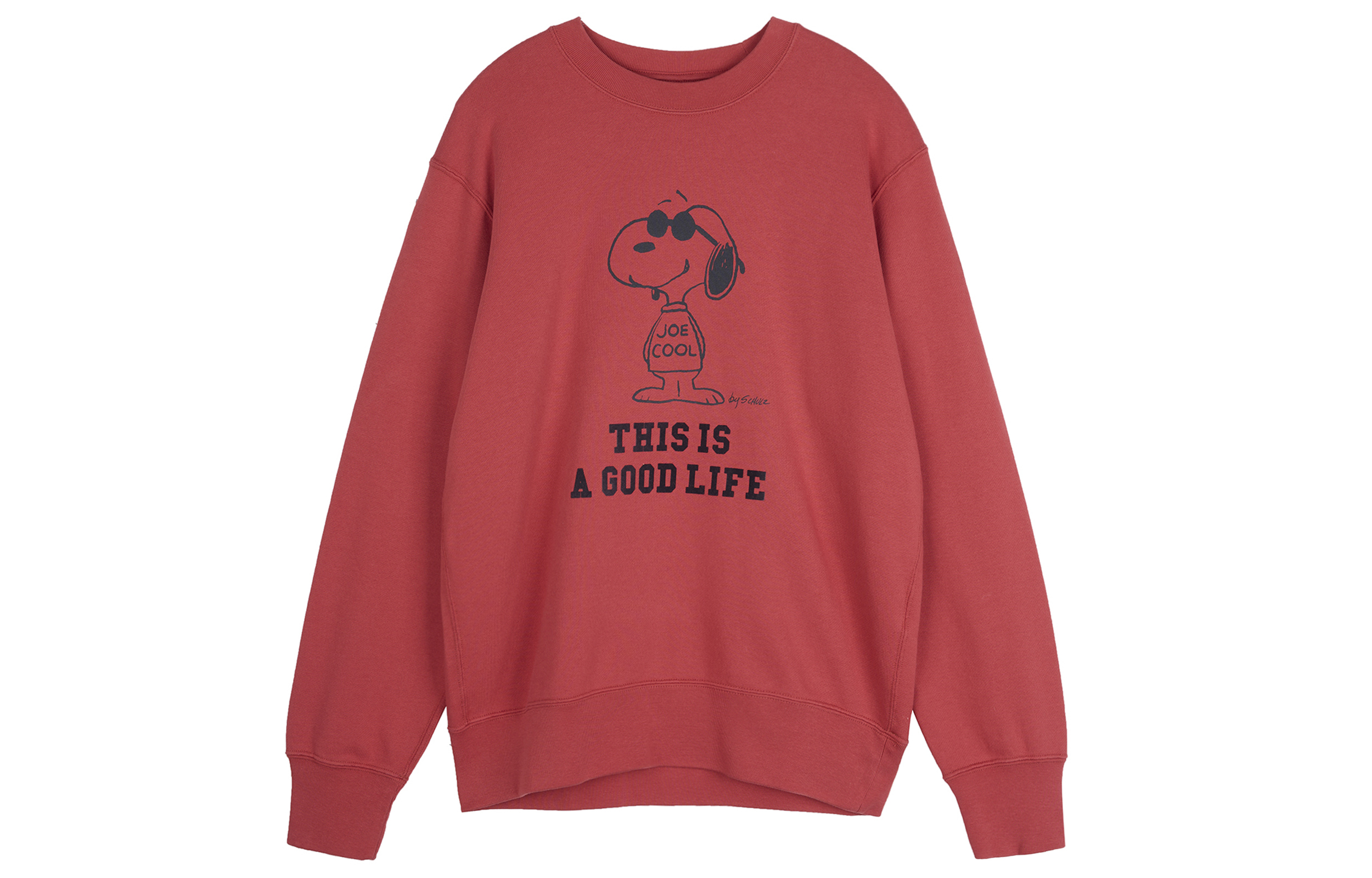 UNIQLO FW22 Animal Cartoon Print Pullover Sweatshirt Red Unisex 453656-15