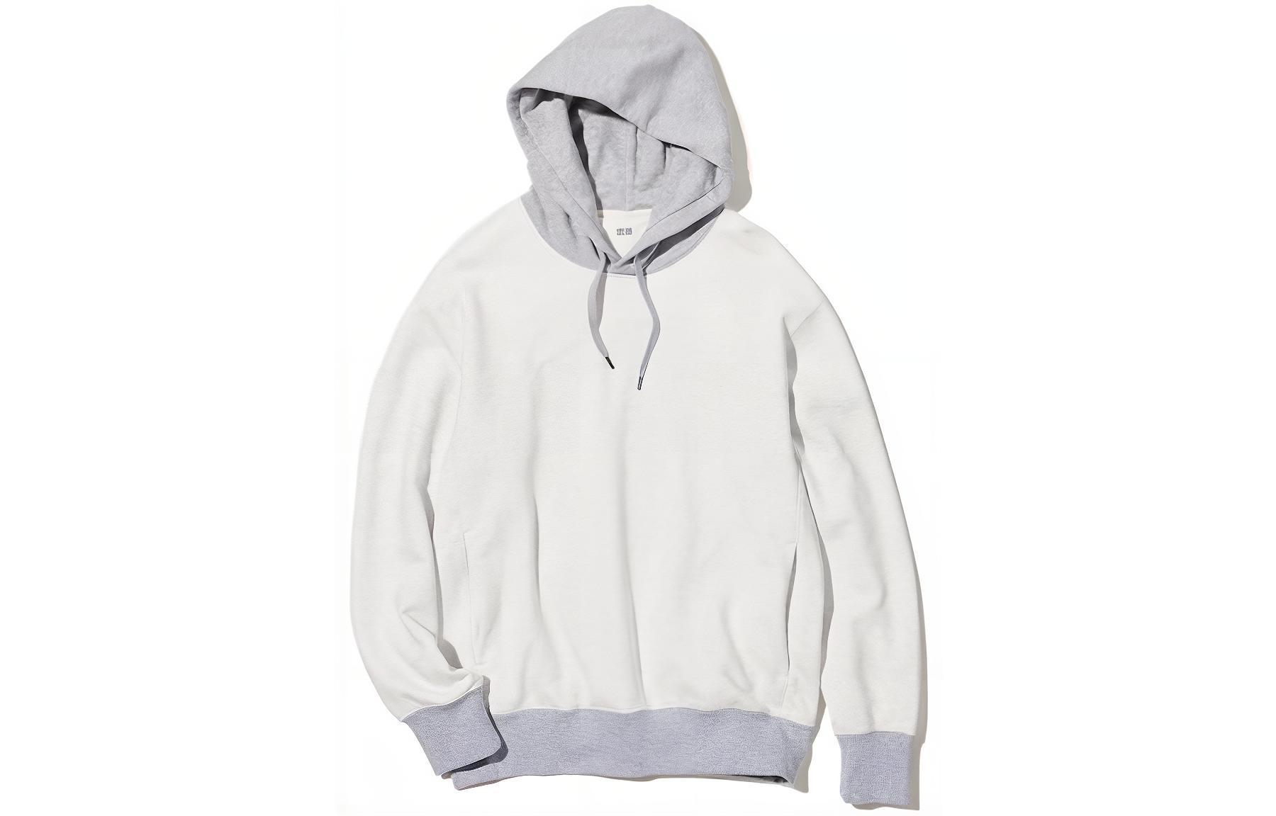 UNIQLO FW22 Colorblock Sweatshirt Light Gray 453613-02