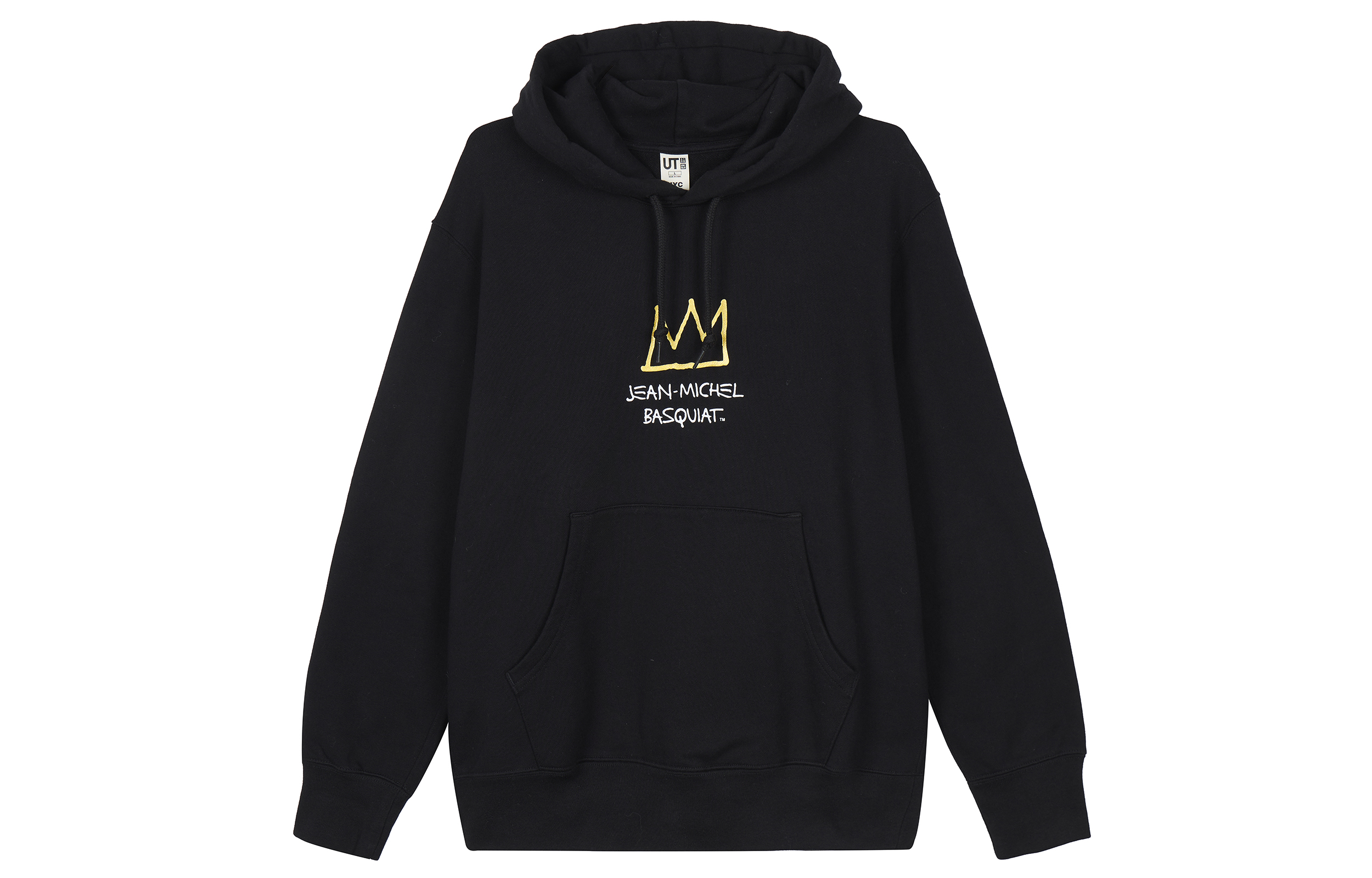 UNIQLO FW22 Logo Graphic Hoodie Black Unisex UQ455815000